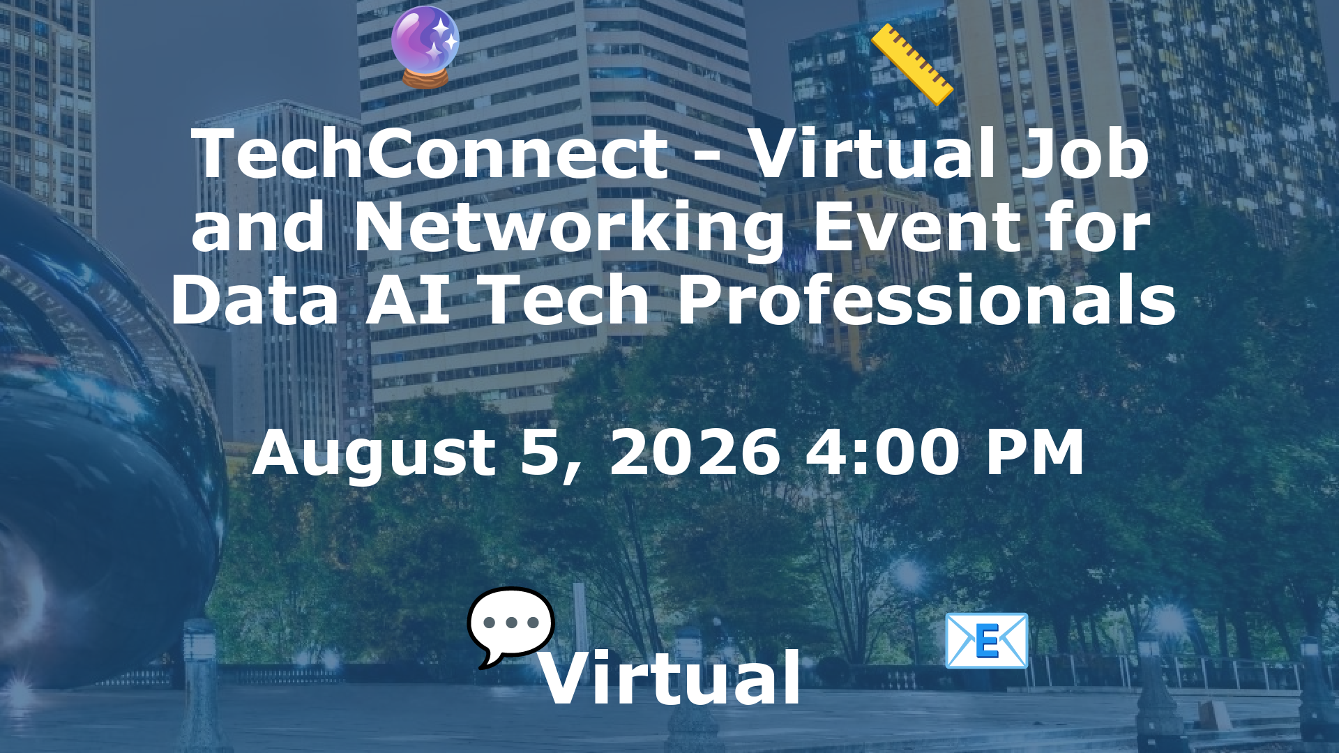 TechConnect - Virtual Job and Networking Event for Data AI Tech Professionals event image